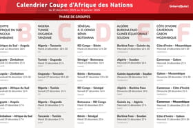 Le calendrier de la CAN 2025&nbsp;&agrave; t&eacute;l&eacute;charger en PDF