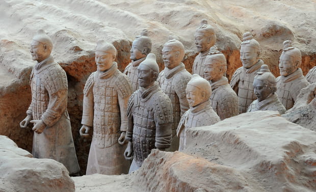 Le mausolée de l'empereur Qin près de Xi'an