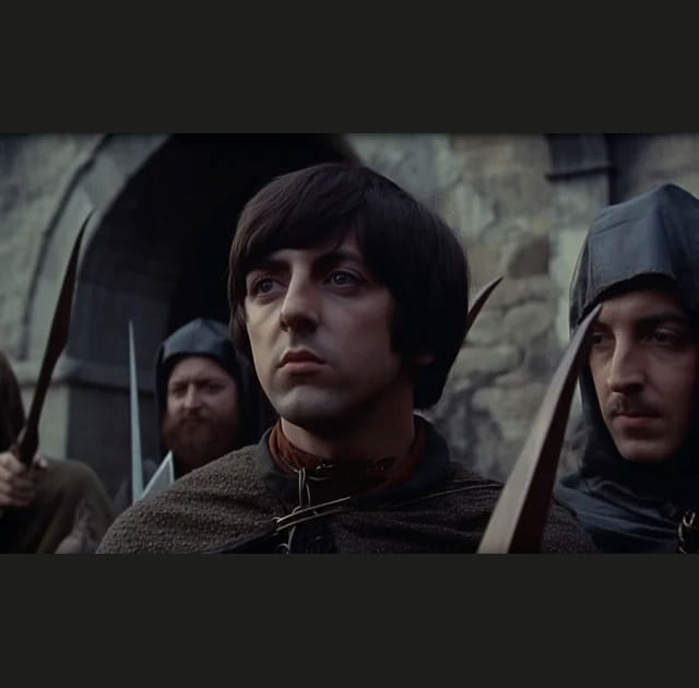 Les Beatles fa&ccedil;on Seigneur des Anneaux, &quot;dirig&eacute;s par par Stanley Kubrick en 1968&quot; - Image IA
