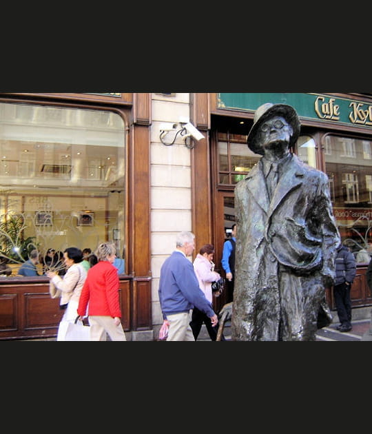 La statue de James Joyce