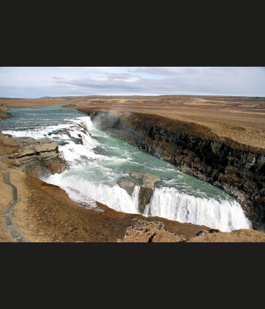 La chute de Gullfoss