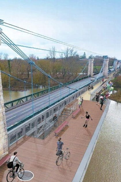 A Ch&acirc;tillon-sur-Loire, un pont fragile
