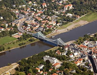 L'Elbe vu du ciel : De Schnackenburg à Hambourg