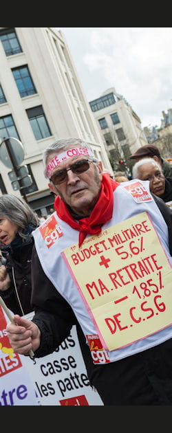 ... Tout comme une baisse des pensions