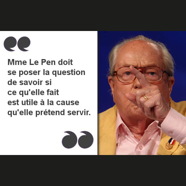 &quot;Mme Le Pen doit se poser la&nbsp;question&quot;