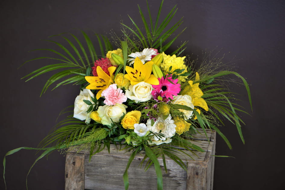 Une touche de jaune chez Carr&eacute;ment Fleurs