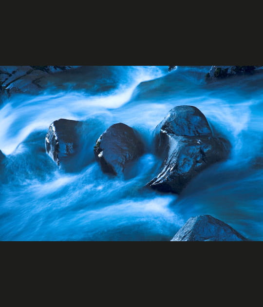 Les rochers de Taranaki Falls