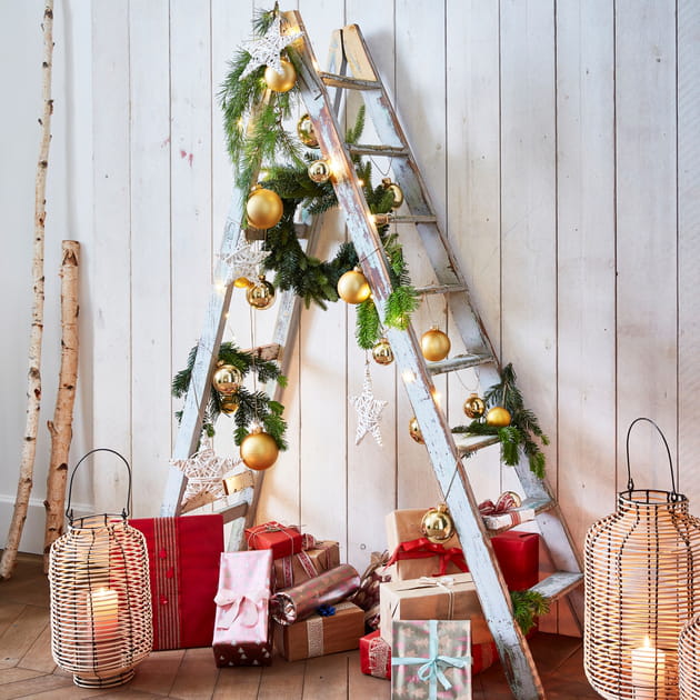 Une &eacute;chelle pour un sapin inattendu
