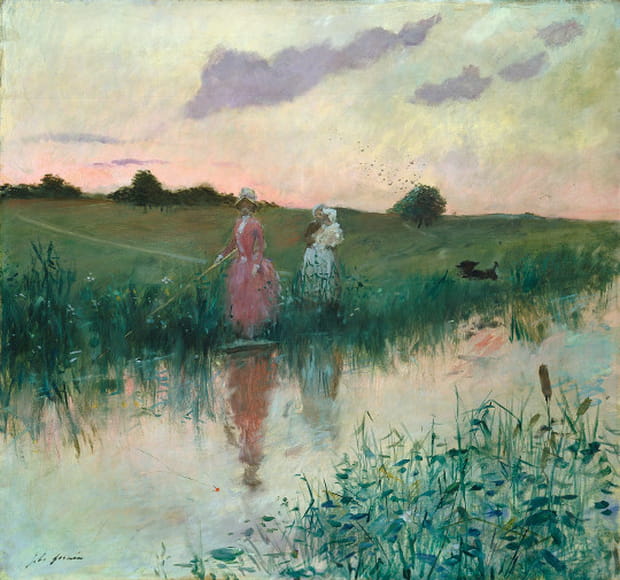Jean-Louis Forain, Madame Forain pêchant à la ligne