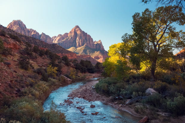 Le parc national de Zion, aux Etats-Unis