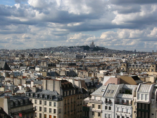 La terrasse du centre Pompidou