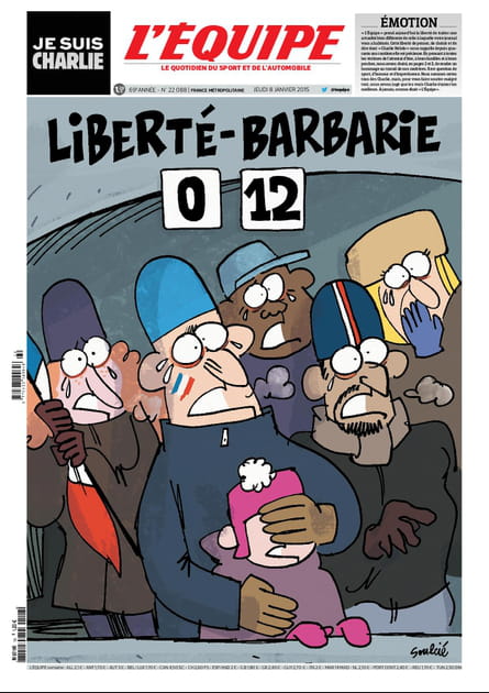 Attentat de Charlie Hebdo en 2015 : &quot;Libert&eacute; 0 - Barbarie 12&quot;