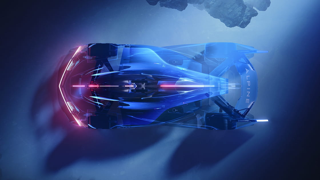 Alpenglow, le concept totalement fou d'Alpine qui ne rejette que de l'eau&nbsp;!