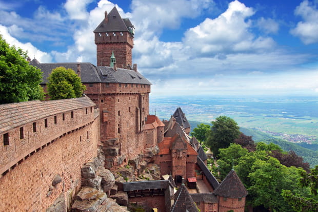 Le château du Haut-Kœnigsbourg, unique château médiéval d'Alsace entièrement restauré