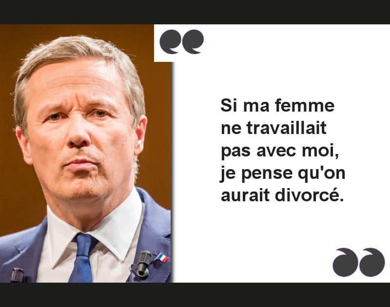 Dupont-Aignan&nbsp;: &quot;On aurait divorc&eacute;&quot;