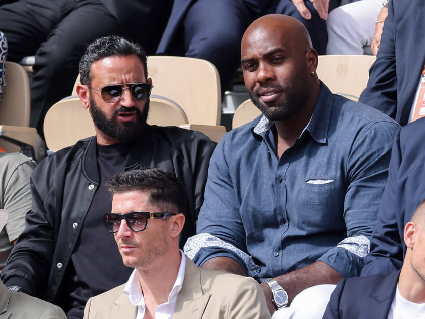 Cyril Hanouna et Teddy Riner