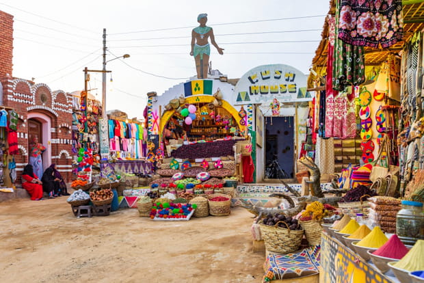 Souk d'Assouan, un marché haut en couleurs