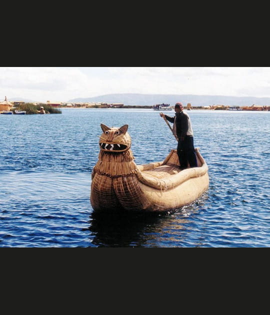 Bateau &agrave; t&ecirc;te de chat