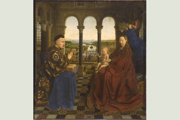 La Vierge du chancelier Rolin par Jan Van Eyck