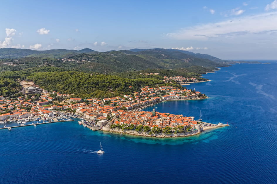 La c&ocirc;te dalmate, en Croatie