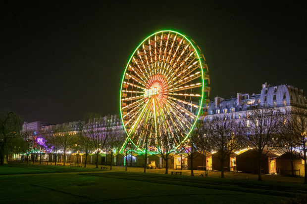 La fameuse grande roue aux Tuileries