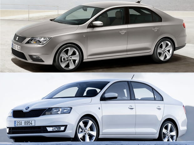 Seat Toledo et Skoda Rapid