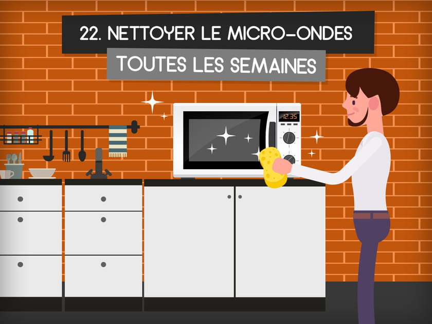 Nettoyer le micro-ondes