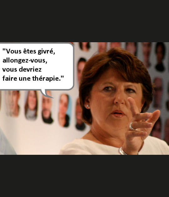 Martine Aubry et les journalistes