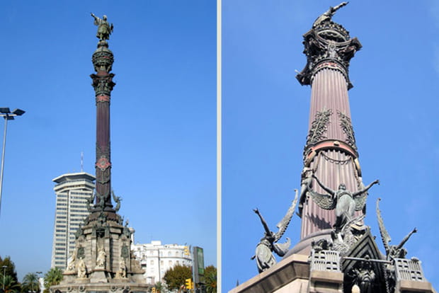 Le monument à Christophe Colomb