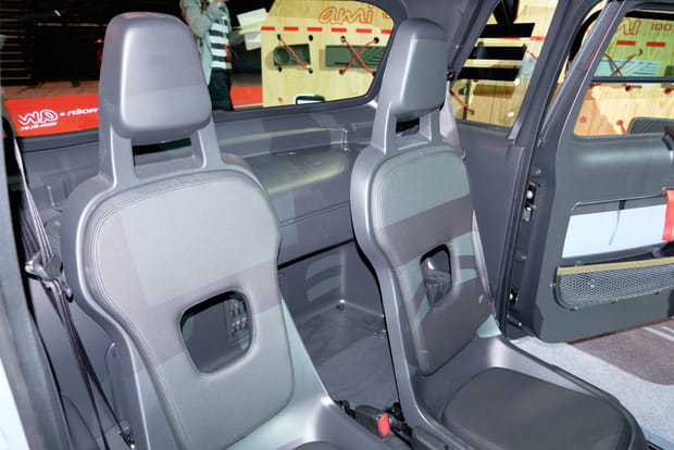 Deux places uniquement à bord de la Citroën Ami