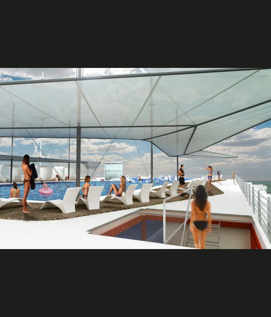 La piscine ext&eacute;rieure