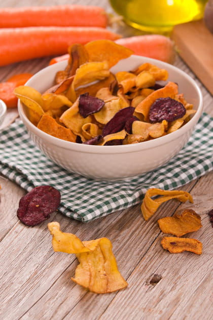 On fait des chips avec les &eacute;pluchures de l&eacute;gumes