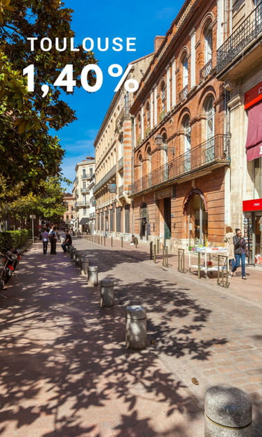 1,40% &agrave; Toulouse pour un gros apport initial