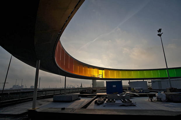 Le panorama arc-en-ciel à Aarhus