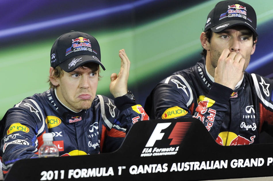 Sebastian Vettel et Mark Webber, une relation &quot;stress&eacute;e&quot;