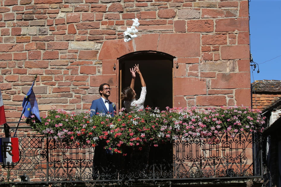 A la mairie de Meyssac