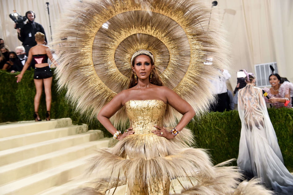 Le mannequin Iman