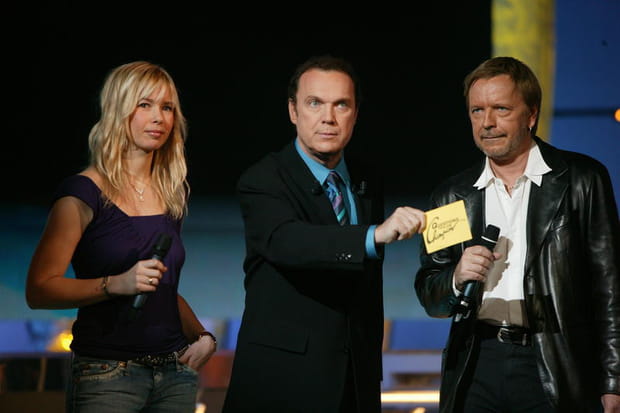 Renaud avec sa compagne de l'époque, Romane Serda