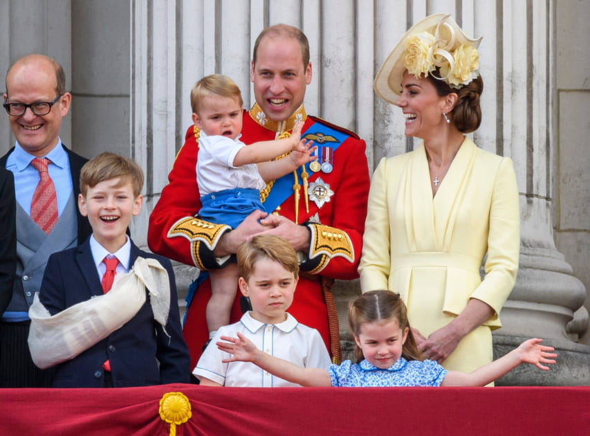 Joie familiale &agrave; Buckingham Palace