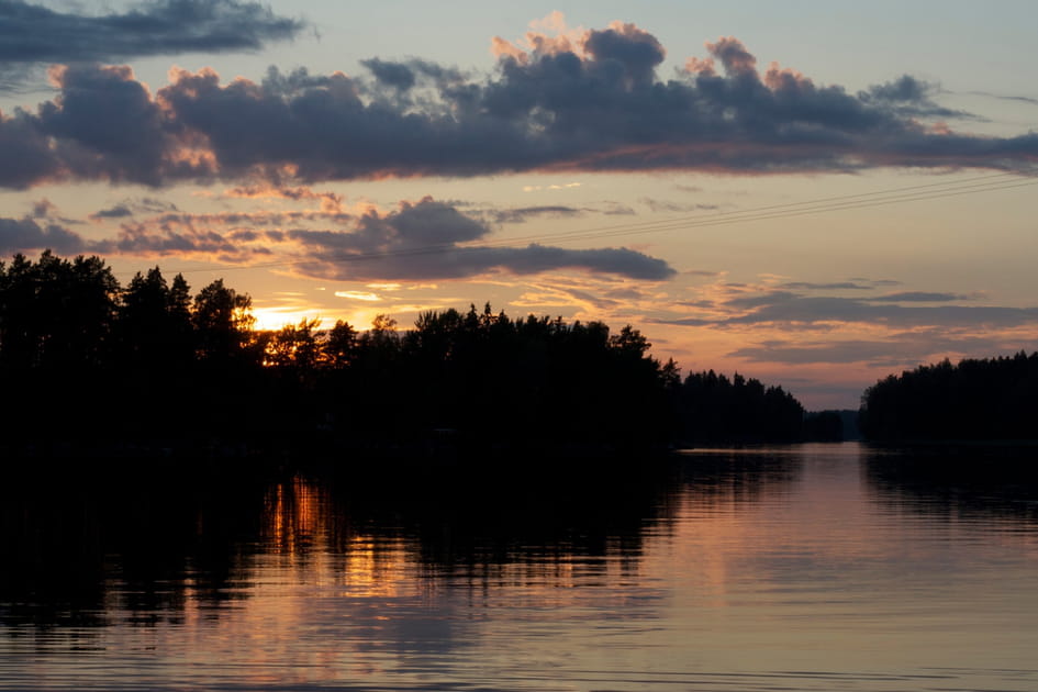 Les mille lacs en Finlande