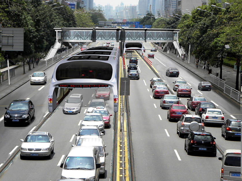 Un tramway g&eacute;ant &agrave; P&eacute;kin