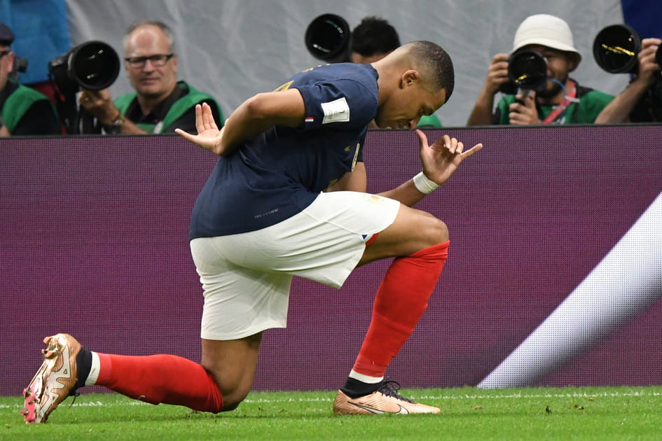 La nouvelle c&eacute;l&eacute;bration de Mbapp&eacute;