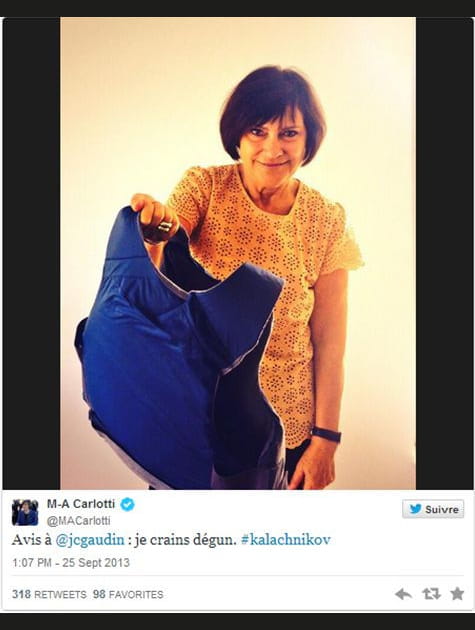 Marie-Arlette Carlotti sort le&nbsp;pare-balles