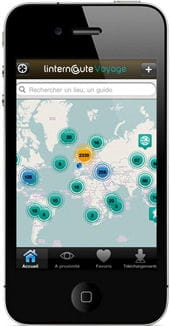 l'internaute voyage sur votre iphone : partez à la découverte du monde. 