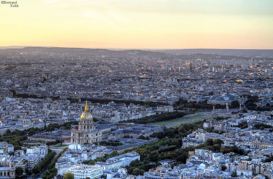 Les Invalides vus du ciel