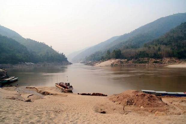 Le Mékong à Pakbeng