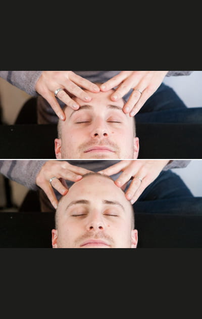 Le massage du cuir chevelu