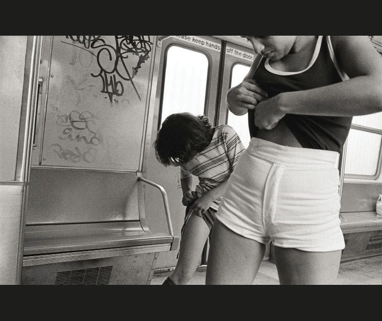 Dans le train pour Rockaway Beach