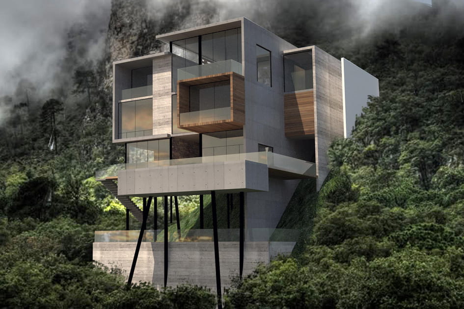 La Casa Palmillas au Mexique
