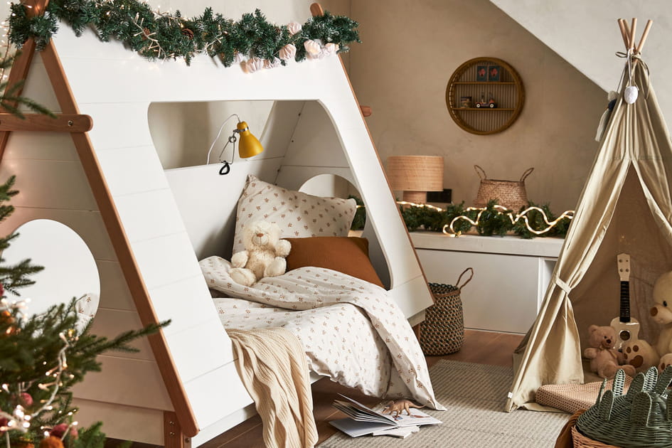Une d&eacute;co de No&euml;l pour la chambre des minis